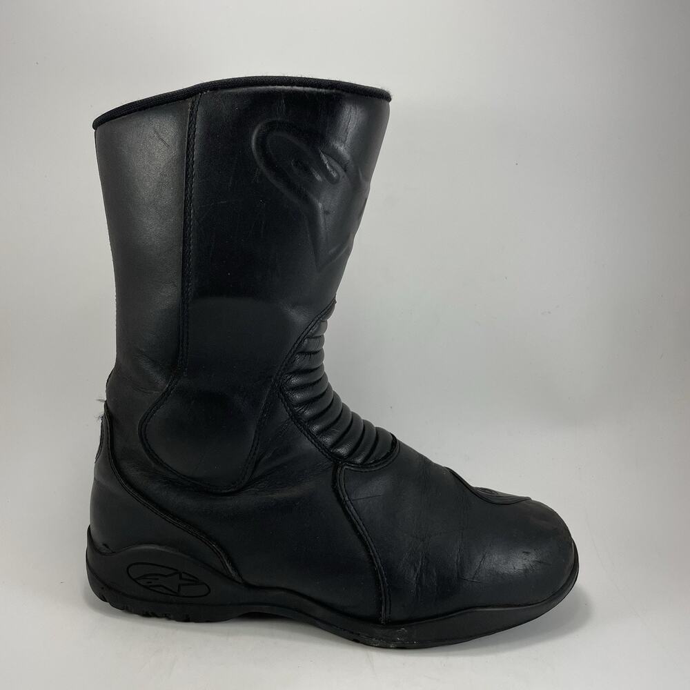 Alpinestars Moto Boots Mens Size 9 US / 42 EU Black Touring Black Motorcycle